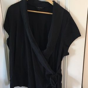 Flattering Black wrap top from Stitch Fix
